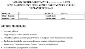 Ortaokul İngilizce